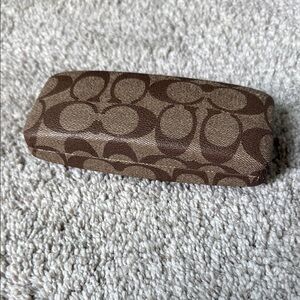 Coach Brown Eyeglass Case